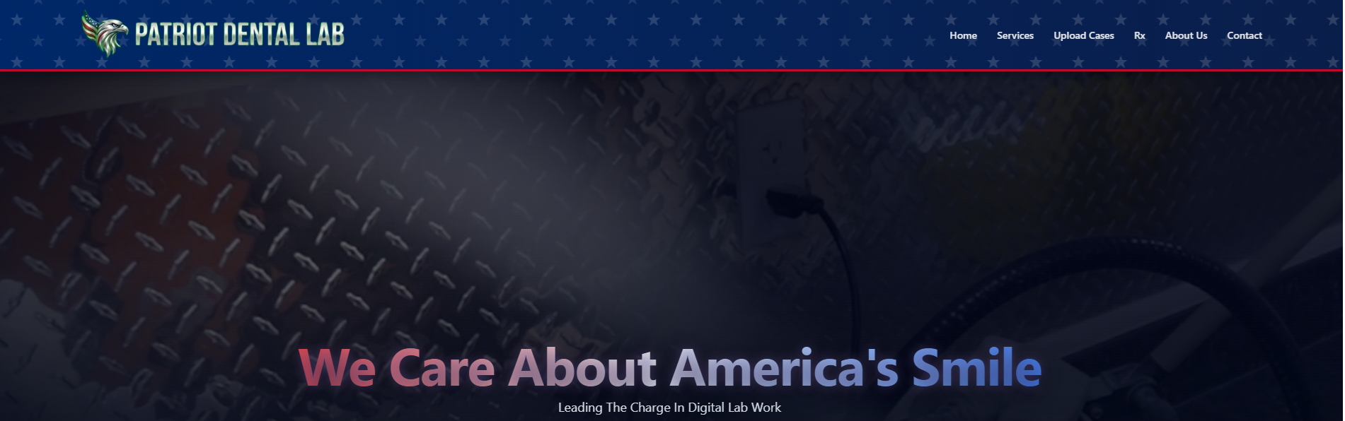 Screenshot of patriotdentallab.com